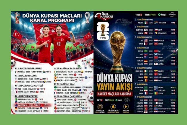 DÜNYA KUPASI MAÇ PROGRAMI